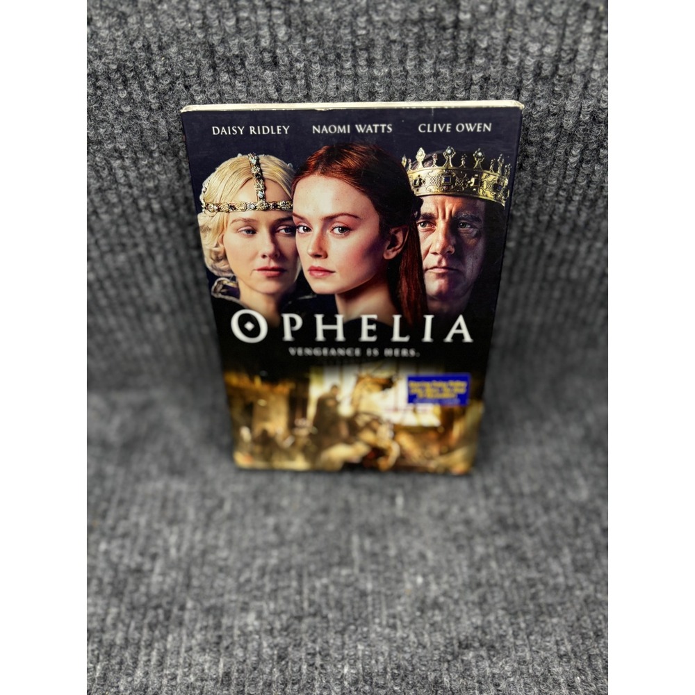 Ophelia(DVD,2018)Daisy Ridley Naomi Watts Clive Owen Medieval Drama w/ Slipcover